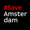 #SaveAmsterdam Amsterdam logo